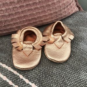 Freshly Picked Moccasins Rose Gold